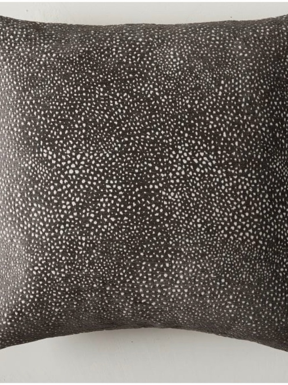 West Elm Dotted Chenille Jacquard Pillow Cover 20x20 Slate NWT Cover Only